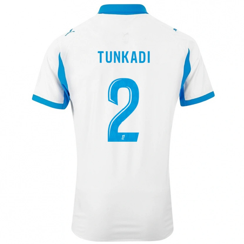 Danxen Kinder Alexandre Tunkadi #2 Weiß Himmelblau Heimtrikot Trikot 2025/26 T-Shirt Schweiz