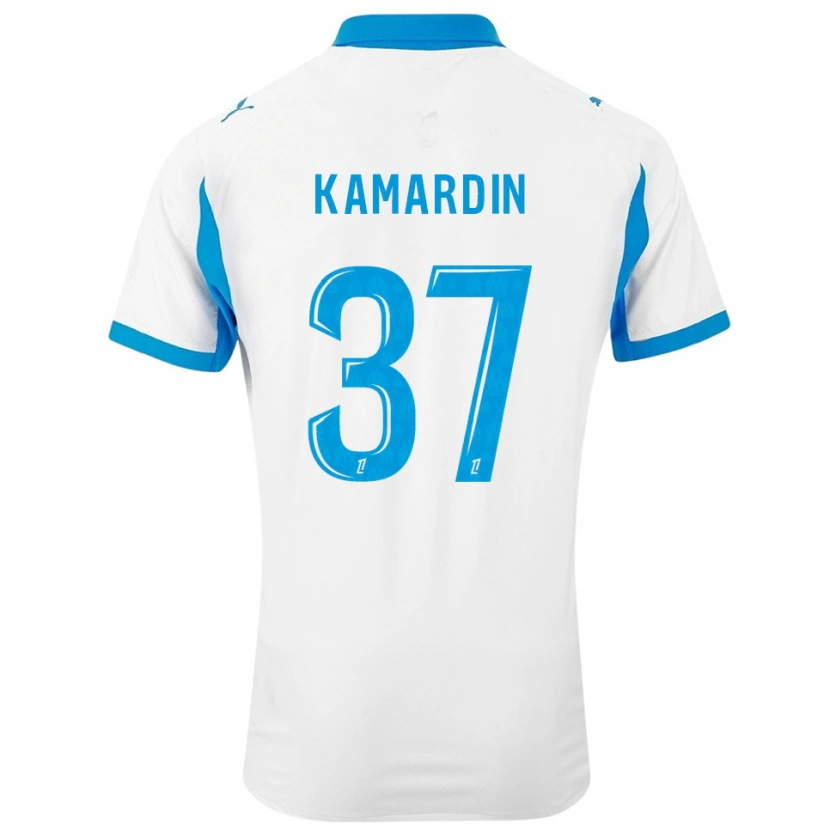 Danxen Kinder Aaron Kamardin #37 Weiß Himmelblau Heimtrikot Trikot 2025/26 T-Shirt Schweiz