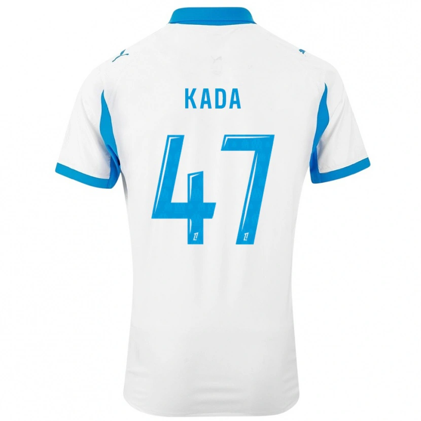 Danxen Kinder Joakim Kada #47 Weiß Himmelblau Heimtrikot Trikot 2025/26 T-Shirt Schweiz