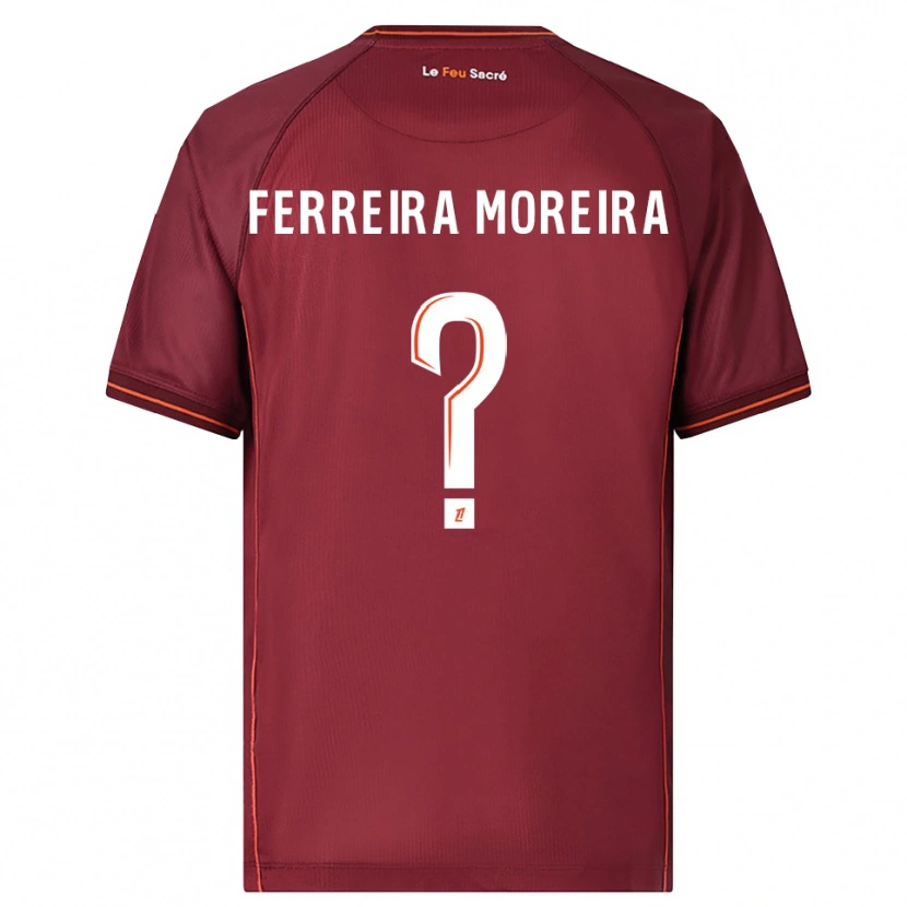 Danxen Kinder Ruben Ferreira Moreira #0 Burgunderrot Weiß Heimtrikot Trikot 2025/26 T-Shirt Schweiz