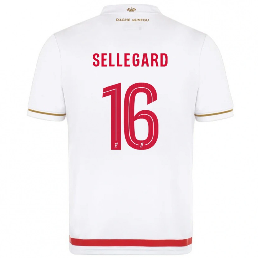 Danxen Kinder Alexander Sellegard #16 Rot Weiß Heimtrikot Trikot 2025/26 T-Shirt Schweiz