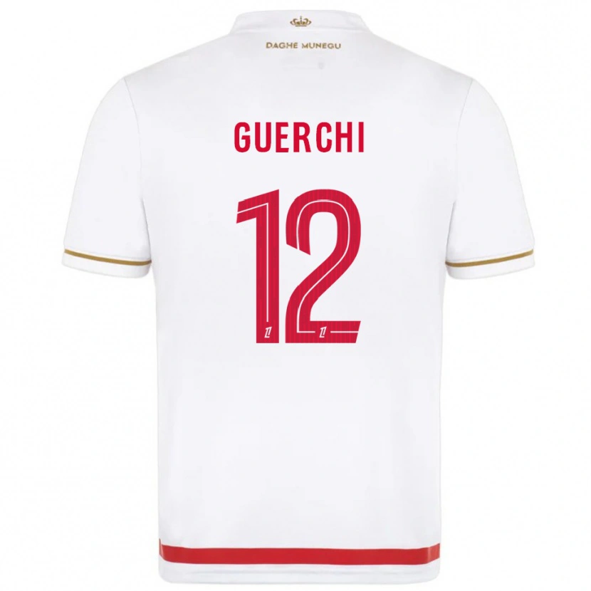 Danxen Kinder Wassim Guerchi #12 Rot Weiß Heimtrikot Trikot 2025/26 T-Shirt Schweiz
