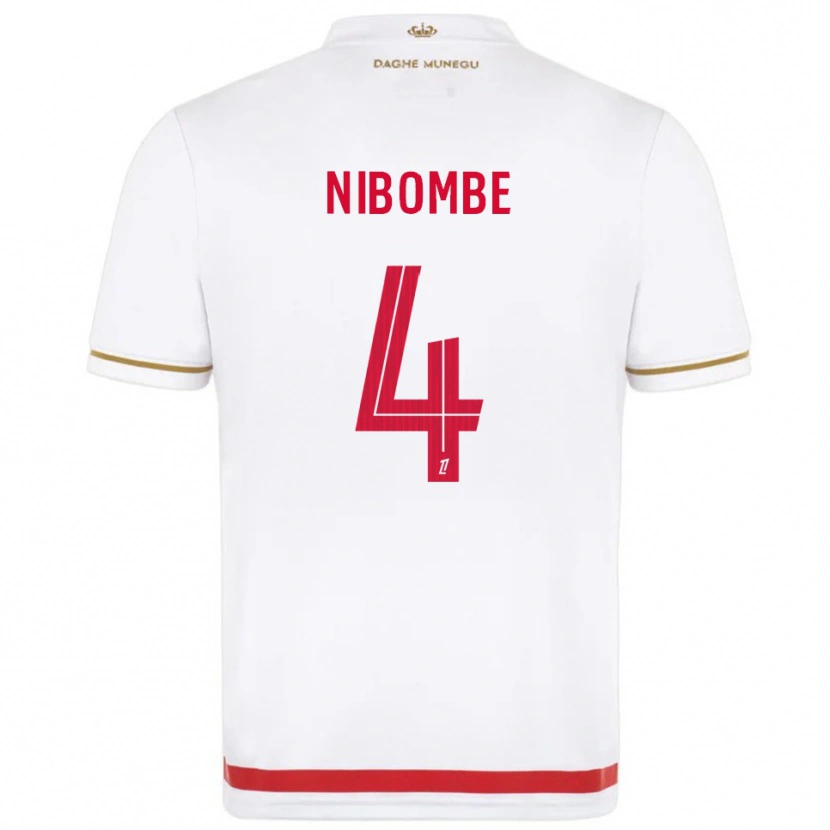 Danxen Kinder Samuel Nibombe #4 Rot Weiß Heimtrikot Trikot 2025/26 T-Shirt Schweiz