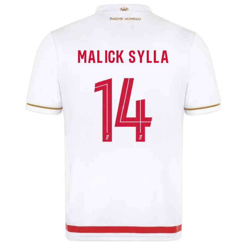 Danxen Kinder Malick Sylla #14 Rot Weiß Heimtrikot Trikot 2025/26 T-Shirt Schweiz