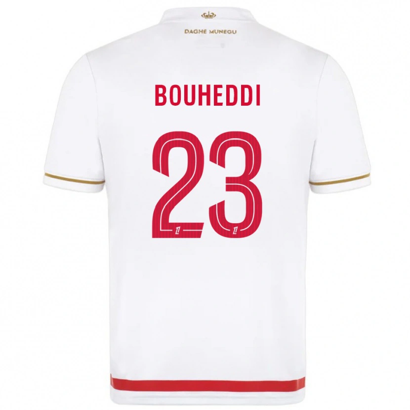 Danxen Kinder Akim Bouheddi #23 Rot Weiß Heimtrikot Trikot 2025/26 T-Shirt Schweiz