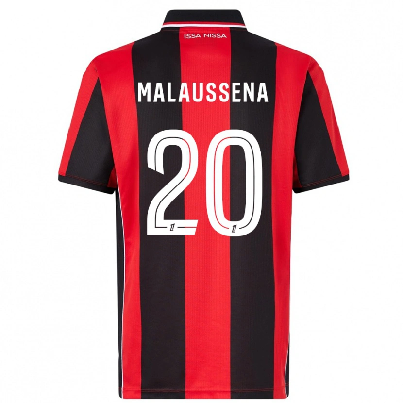 Danxen Kinder Angela Malaussena #20 Rot Schwarz Heimtrikot Trikot 2025/26 T-Shirt Schweiz