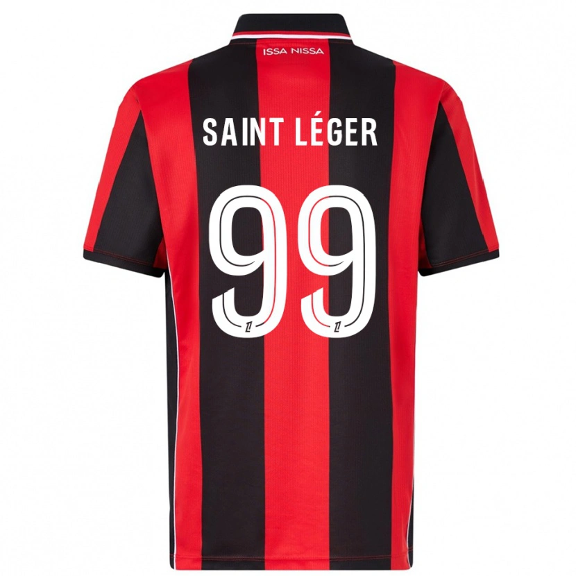 Danxen Kinder Maureen Saint Léger #99 Rot Schwarz Heimtrikot Trikot 2025/26 T-Shirt Schweiz