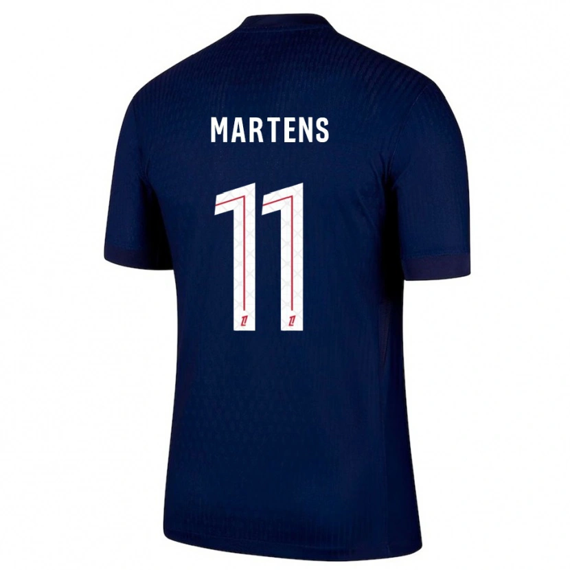 Danxen Kinder Lieke Martens #11 Marine Rot Heimtrikot Trikot 2025/26 T-Shirt Schweiz