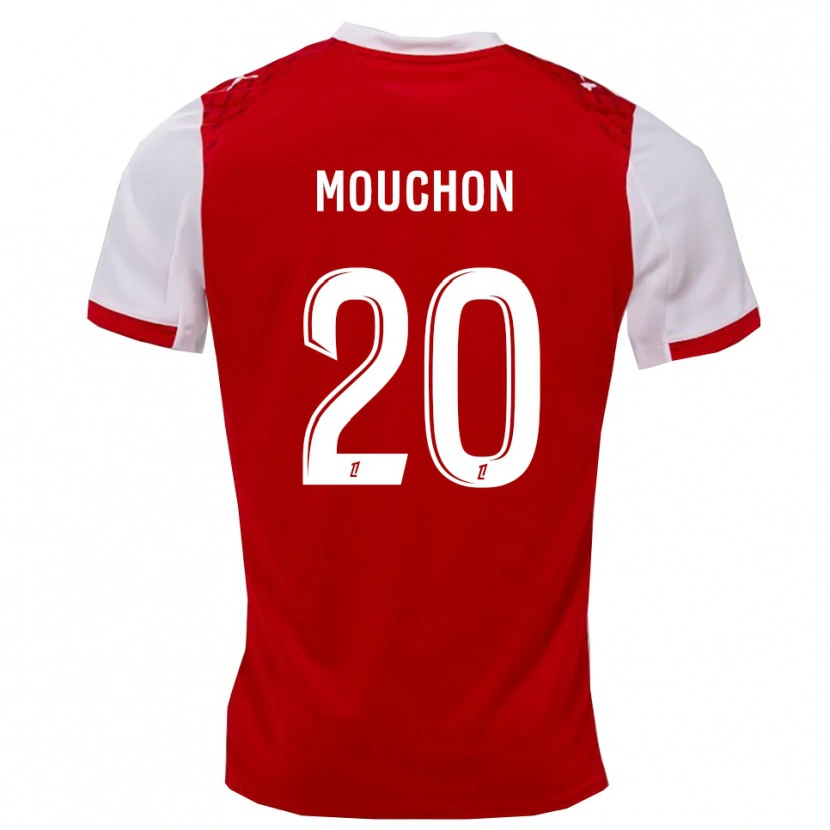 Danxen Kinder Noemie Mouchon #20 Rot Weiß Heimtrikot Trikot 2025/26 T-Shirt Schweiz