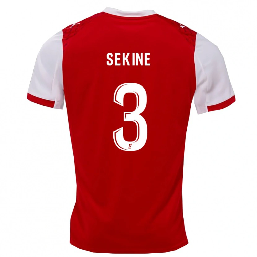 Danxen Kinder Hiroki Sekine #3 Rot Weiß Heimtrikot Trikot 2025/26 T-Shirt Schweiz