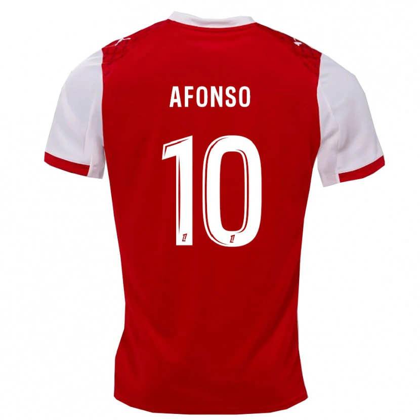 Danxen Kinder Flavio Afonso #10 Rot Weiß Heimtrikot Trikot 2025/26 T-Shirt Schweiz
