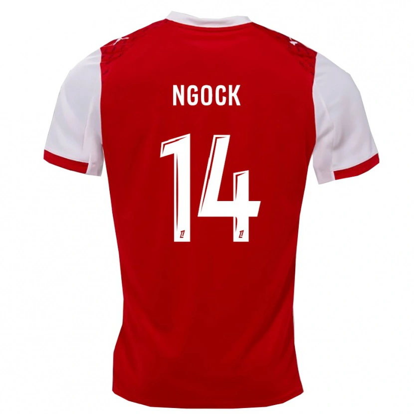 Danxen Kinder Monique Ngock #14 Rot Weiß Heimtrikot Trikot 2025/26 T-Shirt Schweiz