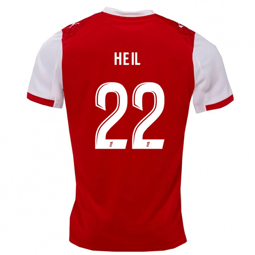 Danxen Kinder Manon Heil #22 Rot Weiß Heimtrikot Trikot 2025/26 T-Shirt Schweiz