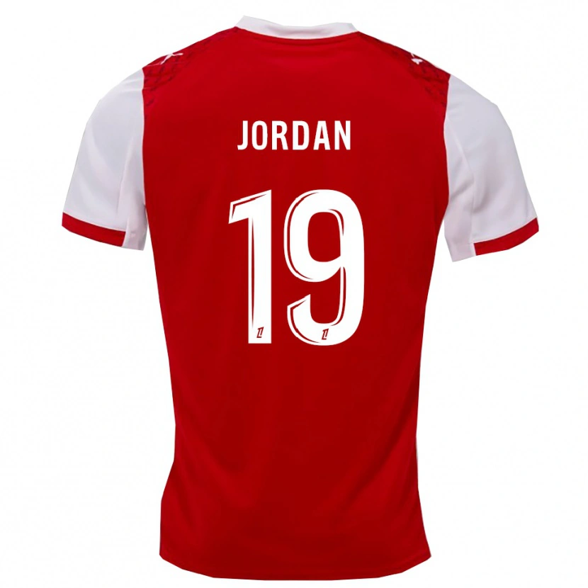 Danxen Kinder Jordan #19 Rot Weiß Heimtrikot Trikot 2025/26 T-Shirt Schweiz