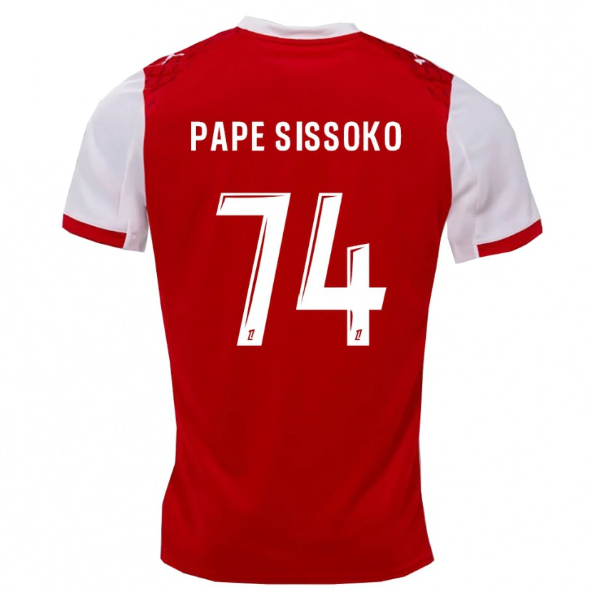Danxen Kinder Niama Pape Sissoko #74 Rot Weiß Heimtrikot Trikot 2025/26 T-Shirt Schweiz