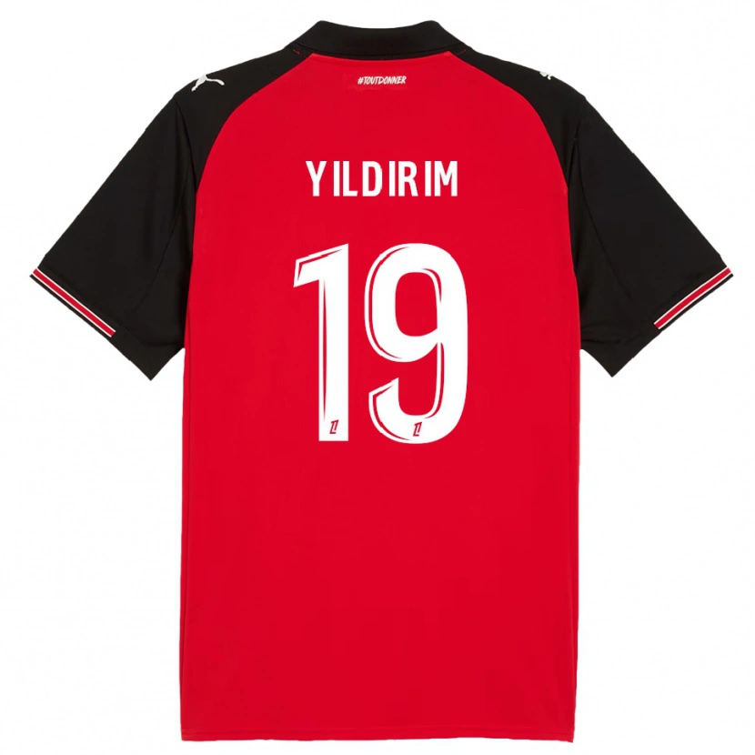 Danxen Kinder Bertuğ Yıldırım #19 Rot Schwarz Heimtrikot Trikot 2025/26 T-Shirt Schweiz