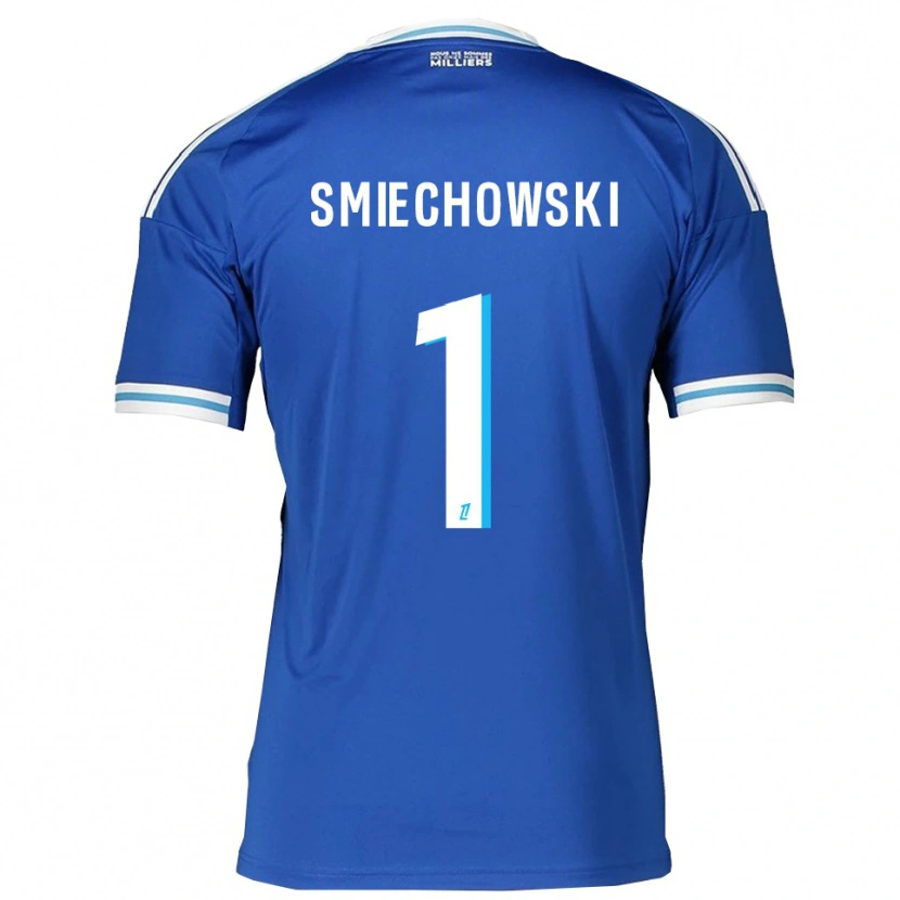 Danxen Kinder Artur Smiechowski #1 Blau Weiß Heimtrikot Trikot 2025/26 T-Shirt Schweiz