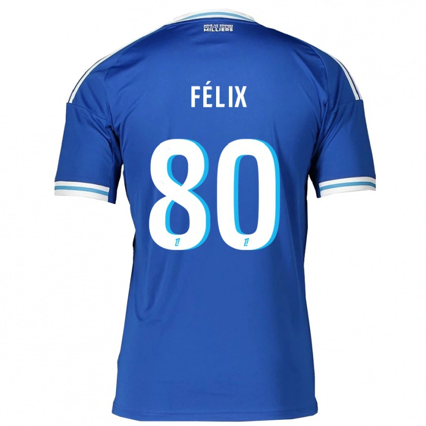 Danxen Kinder Félix Lemaréchal #80 Blau Weiß Heimtrikot Trikot 2025/26 T-Shirt Schweiz