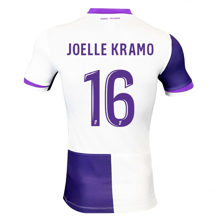 Danxen Kinder Marie Joelle Kramo #16 Lila Weiß Heimtrikot Trikot 2025/26 T-Shirt Schweiz