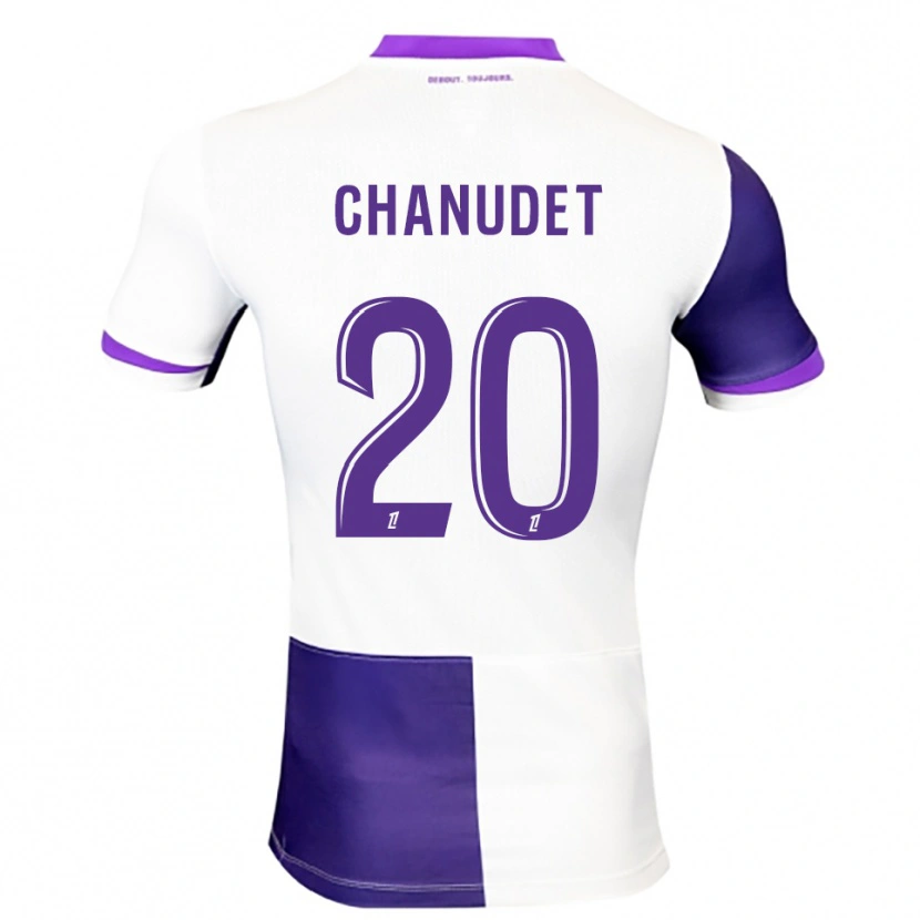 Danxen Kinder Coralie Chanudet #20 Lila Weiß Heimtrikot Trikot 2025/26 T-Shirt Schweiz