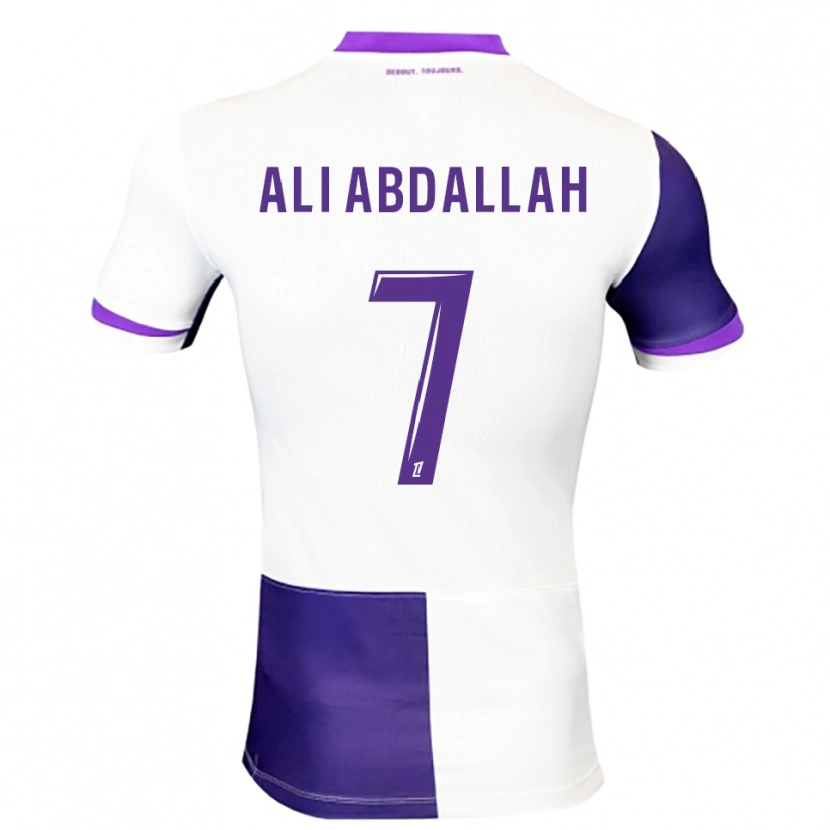 Danxen Kinder Nivine Ali Abdallah #7 Lila Weiß Heimtrikot Trikot 2025/26 T-Shirt Schweiz