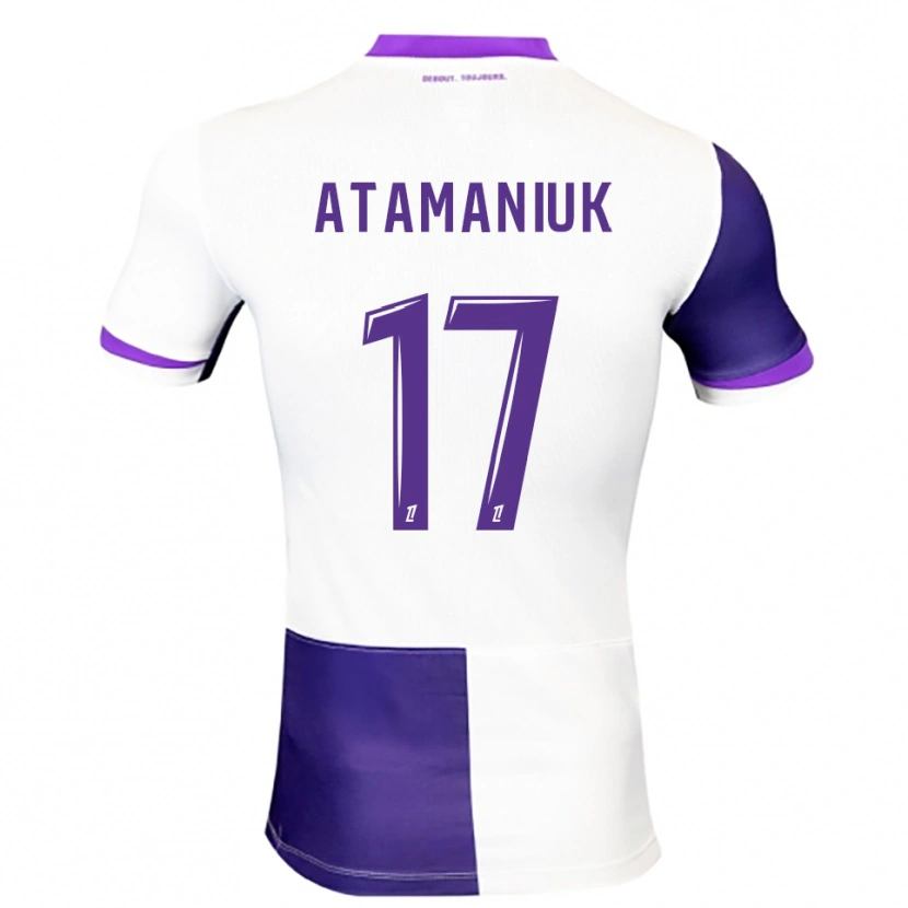 Danxen Kinder Alexandra Atamaniuk #17 Lila Weiß Heimtrikot Trikot 2025/26 T-Shirt Schweiz