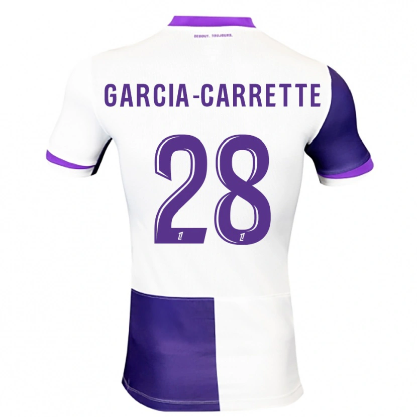 Danxen Kinder Hortense Garcia-Carrette #28 Lila Weiß Heimtrikot Trikot 2025/26 T-Shirt Schweiz