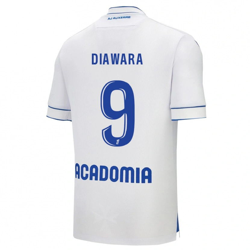 Danxen Kinder Tidiane Diawara #9 Weiß Blau Heimtrikot Trikot 2025/26 T-Shirt Schweiz