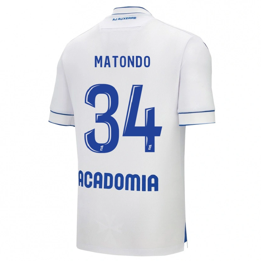 Danxen Kinder Rudy Matondo #34 Weiß Blau Heimtrikot Trikot 2025/26 T-Shirt Schweiz