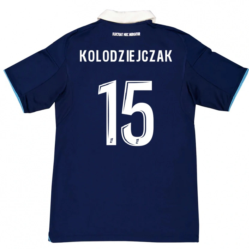 Danxen Kinder Timothée Kolodziejczak #15 Dunkelblau Weiß Heimtrikot Trikot 2025/26 T-Shirt Schweiz