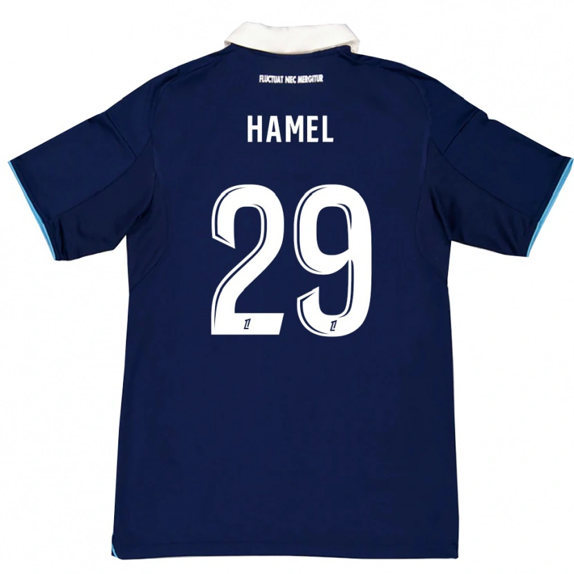Danxen Kinder Pierre-Yves Hamel #29 Dunkelblau Weiß Heimtrikot Trikot 2025/26 T-Shirt Schweiz