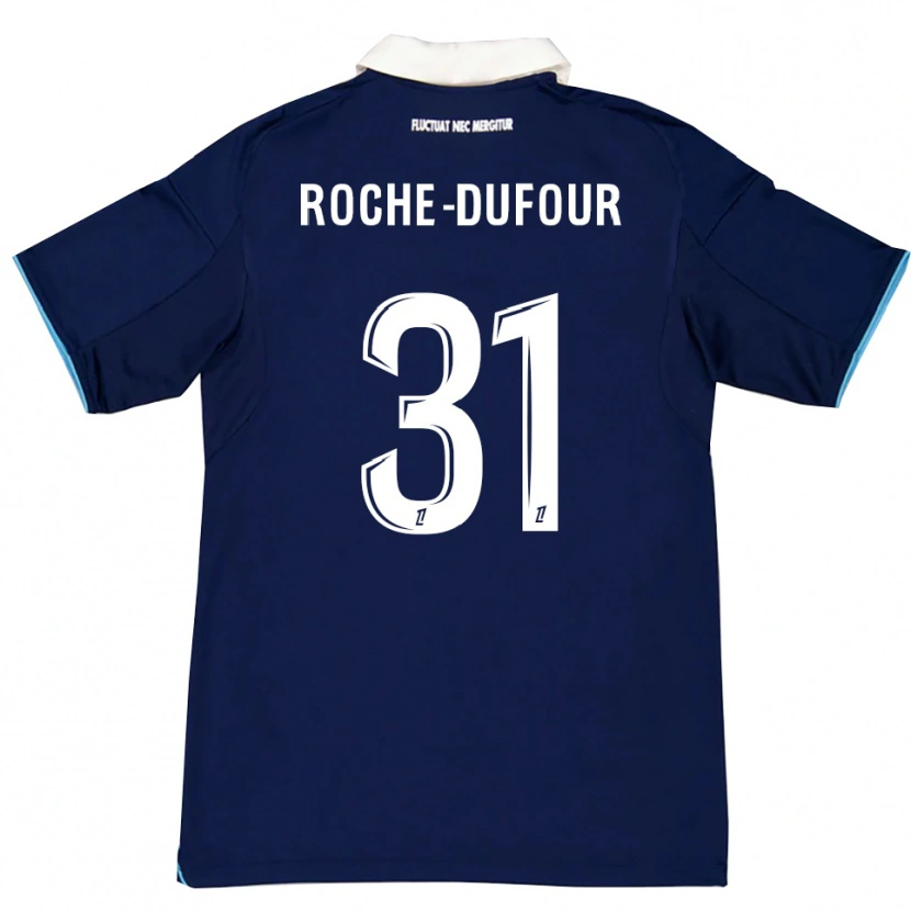 Danxen Kinder Kenza Roche Dufour #31 Dunkelblau Weiß Heimtrikot Trikot 2025/26 T-Shirt Schweiz