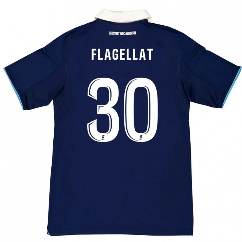 Danxen Kinder Alizée Flagellat #30 Dunkelblau Weiß Heimtrikot Trikot 2025/26 T-Shirt Schweiz