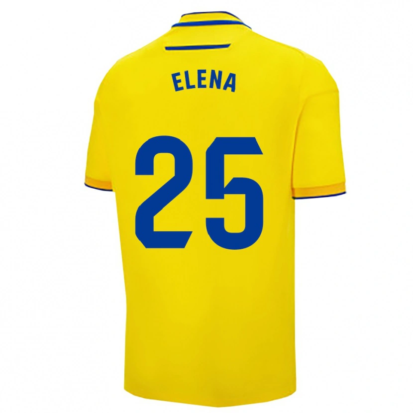 Danxen Kinder Elena Gómez Labrador #25 Gelb Marine Heimtrikot Trikot 2025/26 T-Shirt Schweiz