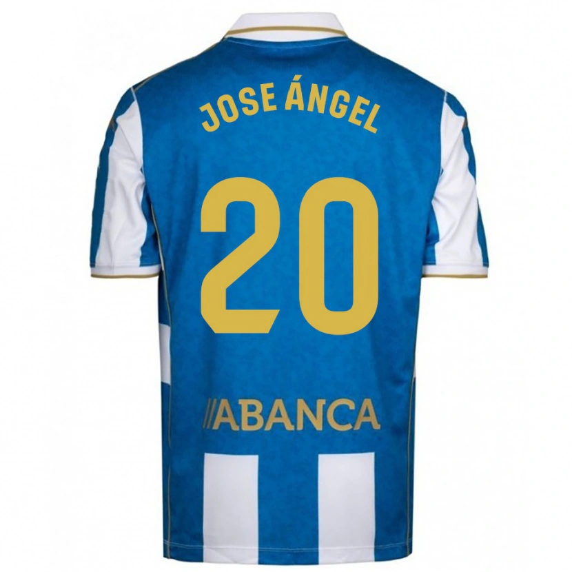 Danxen Kinder José Ángel Jurado #20 Weiß Blau Heimtrikot Trikot 2025/26 T-Shirt Schweiz
