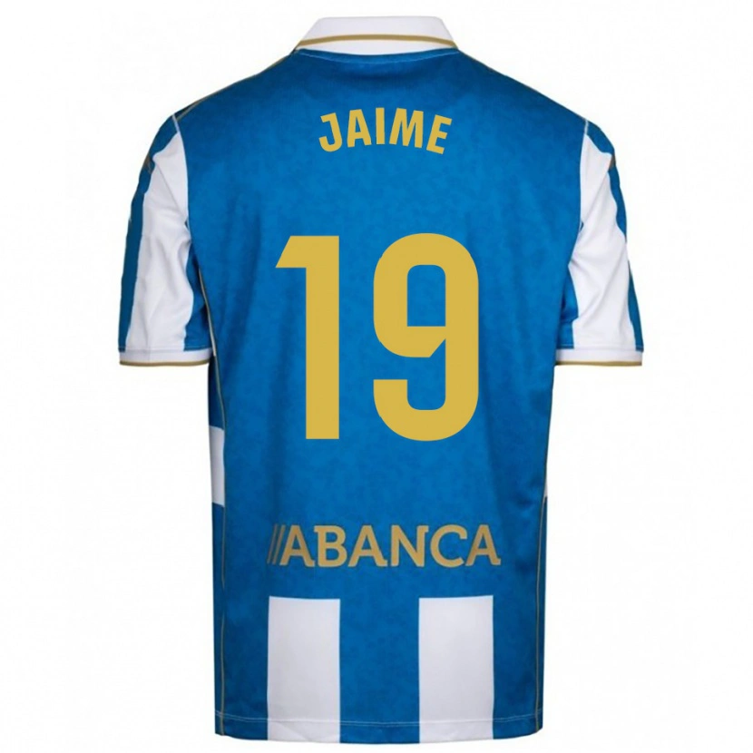 Danxen Kinder Jaime Sánchez #19 Weiß Blau Heimtrikot Trikot 2025/26 T-Shirt Schweiz