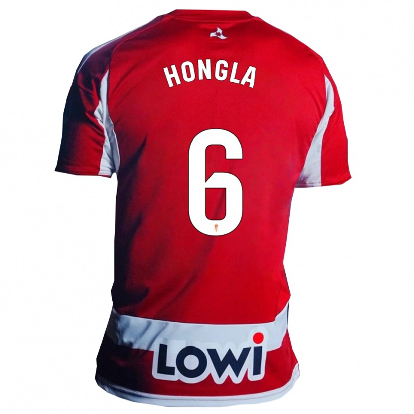 Danxen Kinder Martin Hongla #6 Rot Weiß Heimtrikot Trikot 2025/26 T-Shirt Schweiz