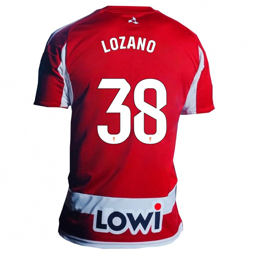 Danxen Kinder Mario Lozano #38 Rot Weiß Heimtrikot Trikot 2025/26 T-Shirt Schweiz