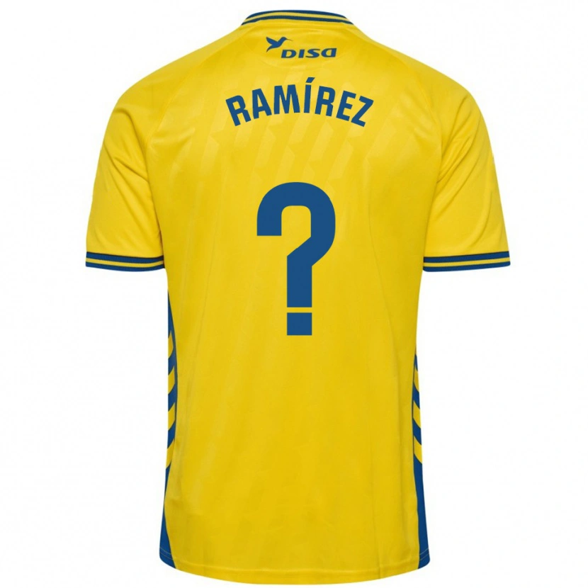 Danxen Kinder Daniel Ramírez #0 Gelb Blau Heimtrikot Trikot 2025/26 T-Shirt Schweiz