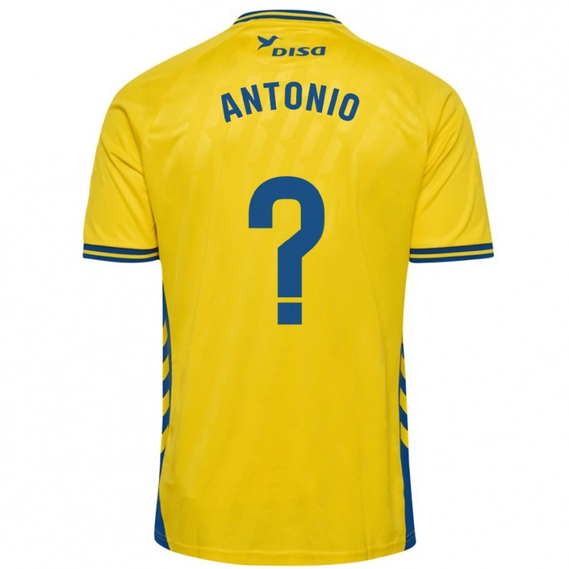 Danxen Kinder Antonio Hernández #0 Gelb Blau Heimtrikot Trikot 2025/26 T-Shirt Schweiz