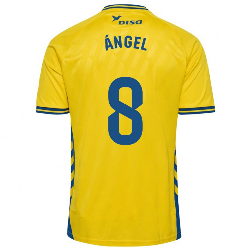 Danxen Kinder José Ángel #8 Gelb Blau Heimtrikot Trikot 2025/26 T-Shirt Schweiz