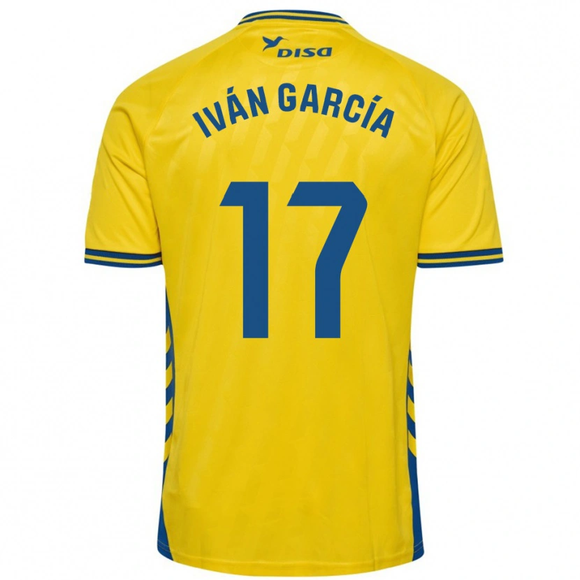 Danxen Kinder Iván García #17 Gelb Blau Heimtrikot Trikot 2025/26 T-Shirt Schweiz