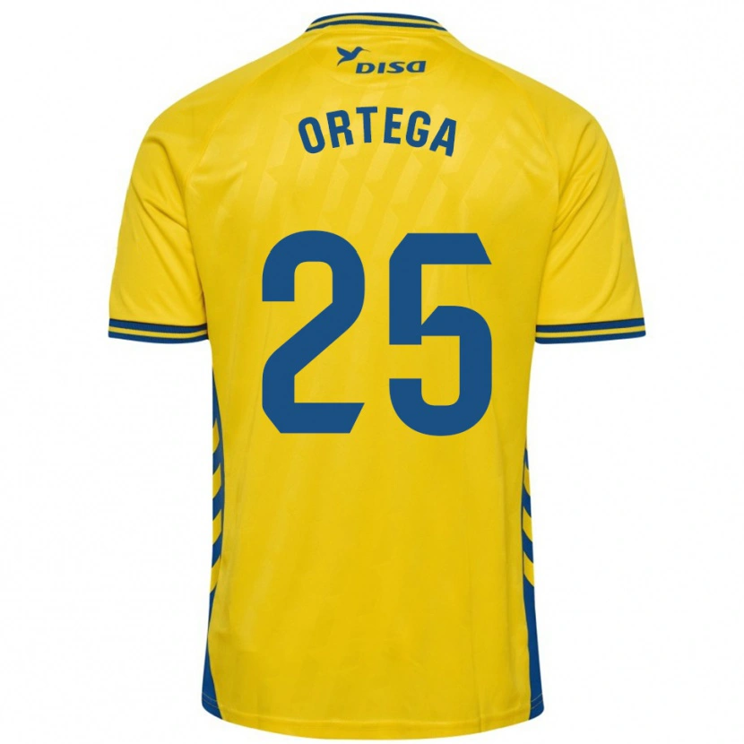Danxen Kinder Edián Ortega #25 Gelb Blau Heimtrikot Trikot 2025/26 T-Shirt Schweiz