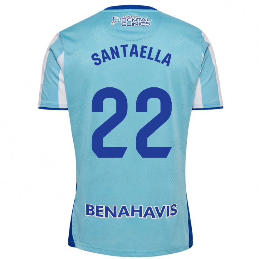 Danxen Kinder Miguel Santaella #22 Himmelblau Weiß Heimtrikot Trikot 2025/26 T-Shirt Schweiz