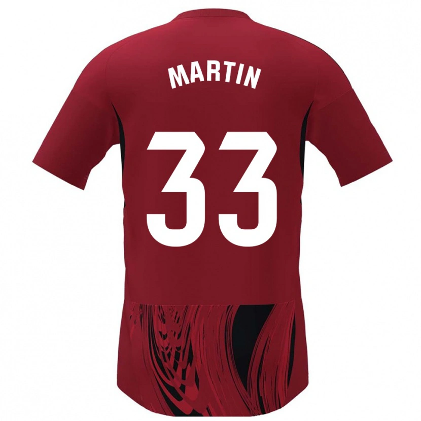 Danxen Kinder Aarón Martin #33 Rot Schwarz Heimtrikot Trikot 2025/26 T-Shirt Schweiz