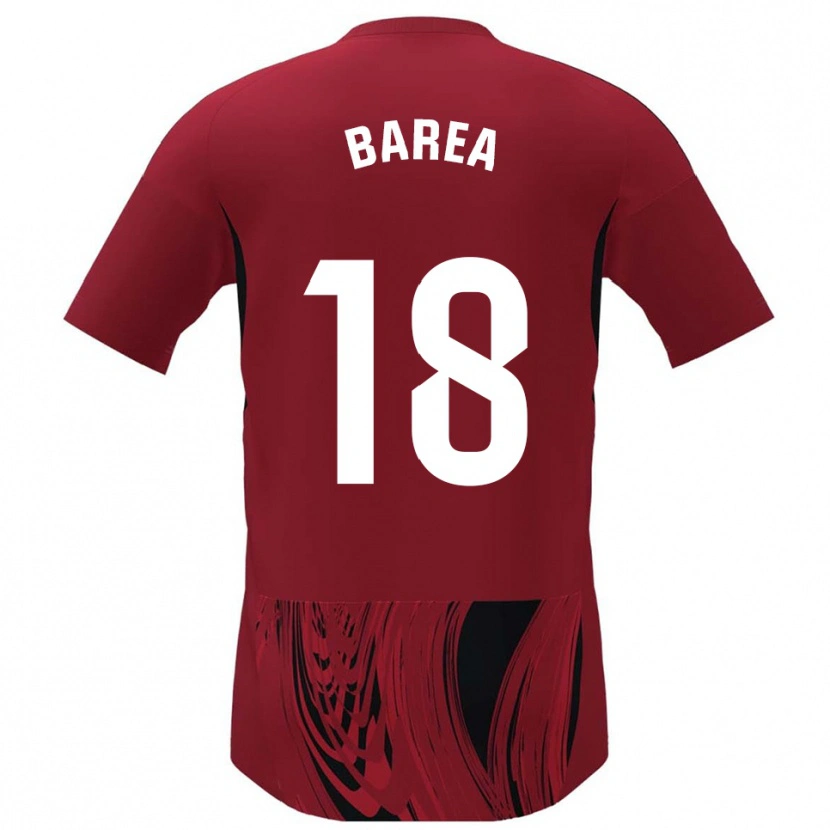 Danxen Kinder Ismael Barea #18 Rot Schwarz Heimtrikot Trikot 2025/26 T-Shirt Schweiz