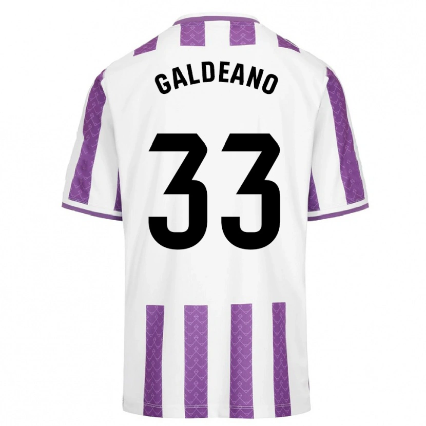 Danxen Kinder Alejandro Galdeano #33 Lila Weiß Heimtrikot Trikot 2025/26 T-Shirt Schweiz
