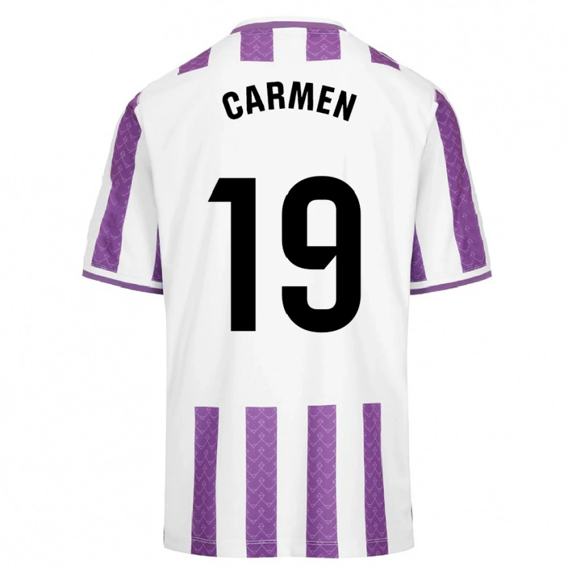 Danxen Kinder Carmen García Morquecho #19 Lila Weiß Heimtrikot Trikot 2025/26 T-Shirt Schweiz