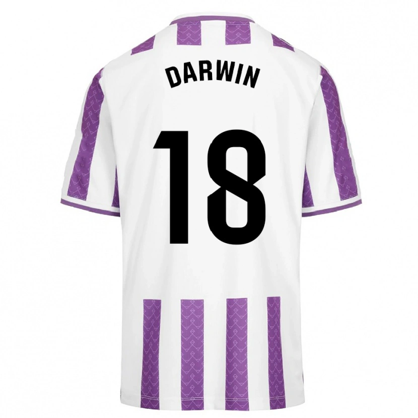 Danxen Kinder Darwin Machís #18 Lila Weiß Heimtrikot Trikot 2025/26 T-Shirt Schweiz