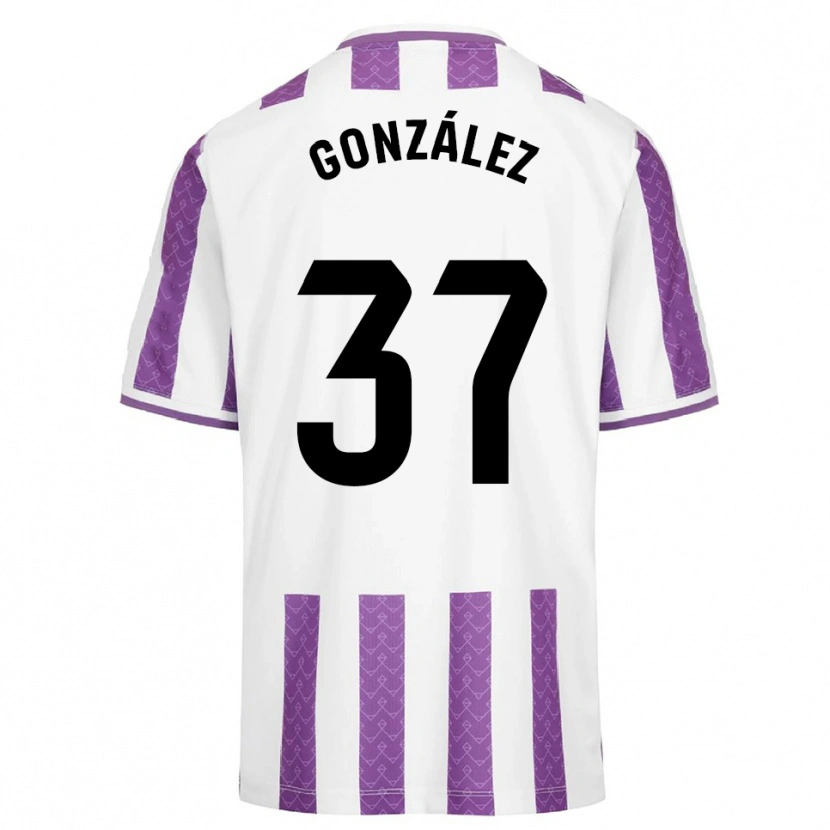 Danxen Kinder Raúl González #37 Lila Weiß Heimtrikot Trikot 2025/26 T-Shirt Schweiz